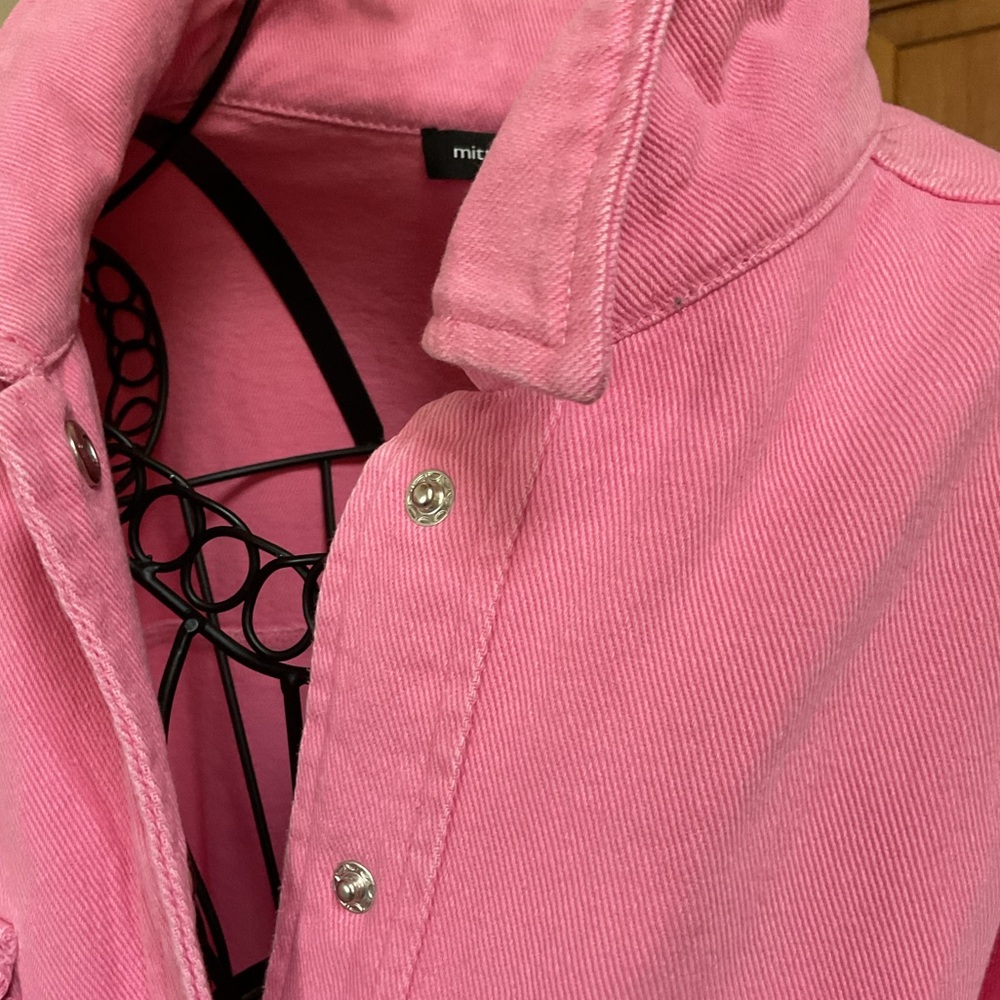 Mittoshop oversized pink shirt/ jacket Medium - Picture 5 of 8